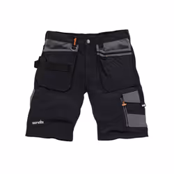 Scruffs Mens Trade Shorts - 40R, Black