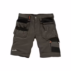 Scruffs Mens Trade Shorts - 30R, Slate