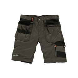 Scruffs Mens Trade Shorts - 30R, Slate