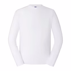 Russell Mens Classic Long-Sleeved T-Shirt - M, White