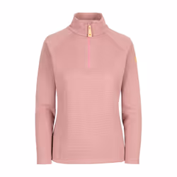 Trespass Womens/Ladies Olga Leather Fleece Top - L, Rose Blush Marl