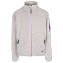 Trespass Childrens/Kids Whisk AT300 Fleece Jacket - 5-6 Years, Pale Grey