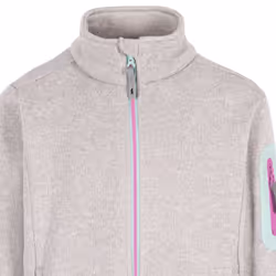 Trespass Childrens/Kids Whisk AT300 Fleece Jacket - 3-4 Years, Pale Grey