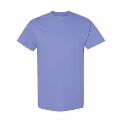 Gildan Mens Heavy Cotton Short Sleeve T-Shirt (Pack Of 5) - 2XL, Violet