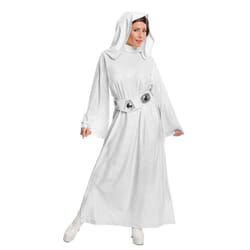 Star Wars Womens/Ladies Princess Leia Costume Dress - L, White