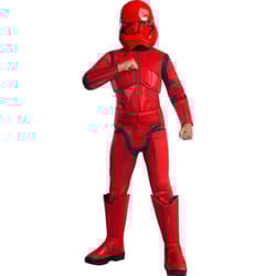 Star Wars Boys Deluxe Stormtrooper Costume - S, Red