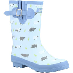 Cotswold Womens/Ladies Farmyard Sheep Mid Calf Wellington Boots - 4 UK, Blue