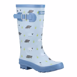 Cotswold Womens/Ladies Farmyard Sheep Wellington Boots - 5 UK, Blue