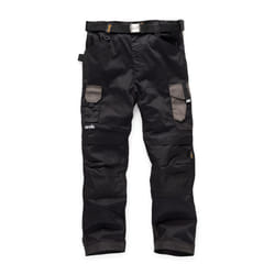 Scruffs Mens Pro Flex Work Trousers - 36R, Black