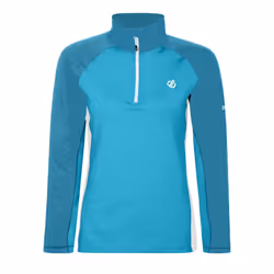 Dare 2B Womens/Ladies Involved II Half Zip Midlayer - 8 UK, River Blue/Capri