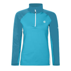 Dare 2B Womens/Ladies Involved II Half Zip Midlayer - 8 UK, River Blue/Capri