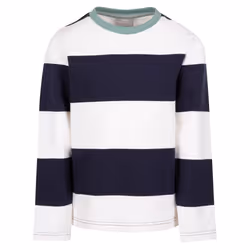 Trespass Boys Ferry Striped Long-Sleeved T-Shirt - 3-4 Years, Navy