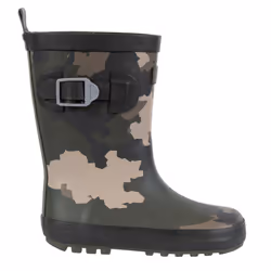 Trespass Childrens/Kids Puddle Camo Wellington Boots - 9 UK Child, Green/Brown/Black