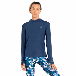 Dare 2B Womens/Ladies Laura Whitmore - Sprint City Marl Lightweight Hoodie - 10 UK, Moonlight Denim