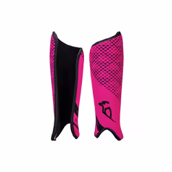 Kookaburra Unisex Adult Convert 2021 Hockey Shin Pads (Pack of 2) - M, Black/Pink