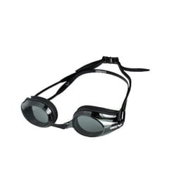 Arena Unisex Adult Tracks Clear Swimming Goggles - One Size, Smoke/Black
