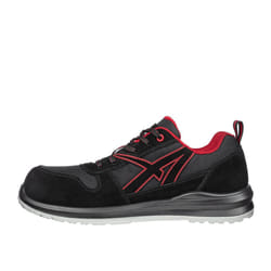 Albatros Mens Clifton Suede Low Safety Trainers - 11 UK, Red/Black