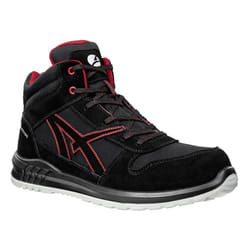 Albatros Mens Clifton Suede Mid Cut Safety Boots - 8 UK, Black/Red