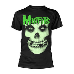 Misfits Unisex Adult Glow Jurek Skull T-Shirt - XXL, Black