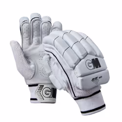 Gunn And Moore Childrens/Kids 303 Leather Palm 2023 Left Hand Batting Glove - 17.5cm, White