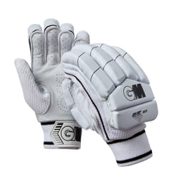 Gunn And Moore Childrens/Kids 303 Leather Palm 2023 Left Hand Batting Glove - 17.5cm, White