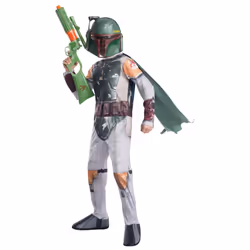 Star Wars: The Book Of Boba Fett Boys Costume - L, White/Green/Brown