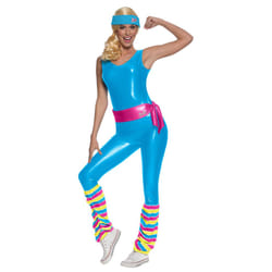 Barbie Womens/Ladies Deluxe Sports Costume - S, Blue/Pink