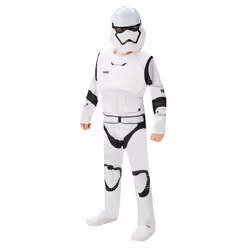 Star Wars Boys Deluxe Stormtrooper Costume - M, White/Black