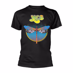 Yes Unisex Adult Dragonfly T-Shirt - S, Black