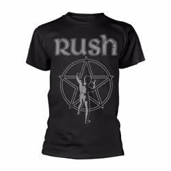 Rush Unisex Adult Starman T-Shirt - S, Black