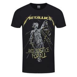 Metallica Unisex Adult And Justice For All Tracks T-Shirt
