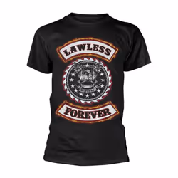 W.A.S.P Unisex Adult Lawless Forever T-Shirt - S, Black