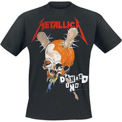 Metallica Unisex Adult Damage Inc Back Print T-Shirt - S, Black