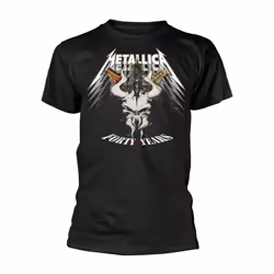 Metallica Unisex Adult 40th Anniversary Forty Years T-Shirt