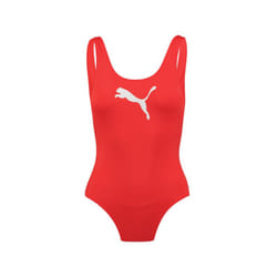 Puma Womens/Ladies Logo One Piece Swimsuit - XS, Red