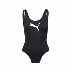 Puma Womens/Ladies Logo One Piece Swimsuit - M, Black