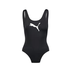 Puma Womens/Ladies Logo One Piece Swimsuit - M, Black