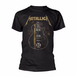 Metallica Unisex Adult Hetfield Iron Cross T-Shirt - XL, Black