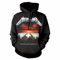 Metallica Unisex Adult Master Of Puppets Tracks Hoodie - S, Black