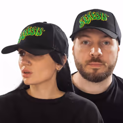 Genesis Unisex Adult Classic Logo Baseball Cap - One Size, Black/Green