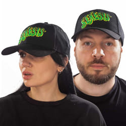 Genesis Unisex Adult Classic Logo Baseball Cap - One Size, Black/Green