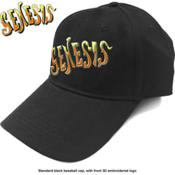 Genesis Unisex Adult Classic Logo Baseball Cap - One Size, Black/Orange