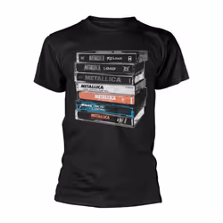 Metallica Unisex Adult Cassette T-Shirt - XL, Black