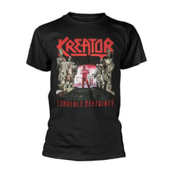 Kreator Unisex Adult Terrible Certainty T-Shirt - M, Black