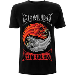 Metallica Unisex Adult Yin Yang T-Shirt - XL, Black