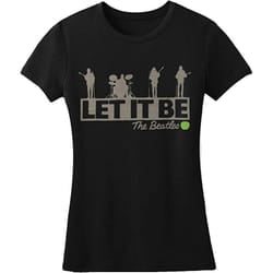 The Beatles Womens/Ladies Rooftop T-Shirt - XL, Black