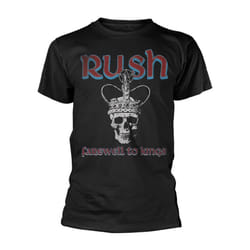 Rush Unisex Adult Farewell To Kings T-Shirt - S, Black