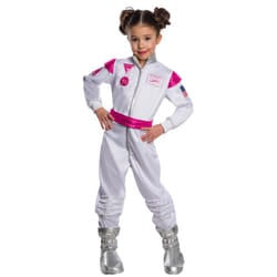 Barbie Girls Astronaut Costume - L, White/Pink