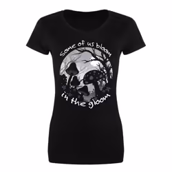 Grindstore Womens/Ladies Some Of Us Bloom In The Gloom T-Shirt - XL, Black
