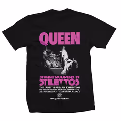 Queen Unisex Adult Stormtrooper in Stilettos T-Shirt - XXL, Black